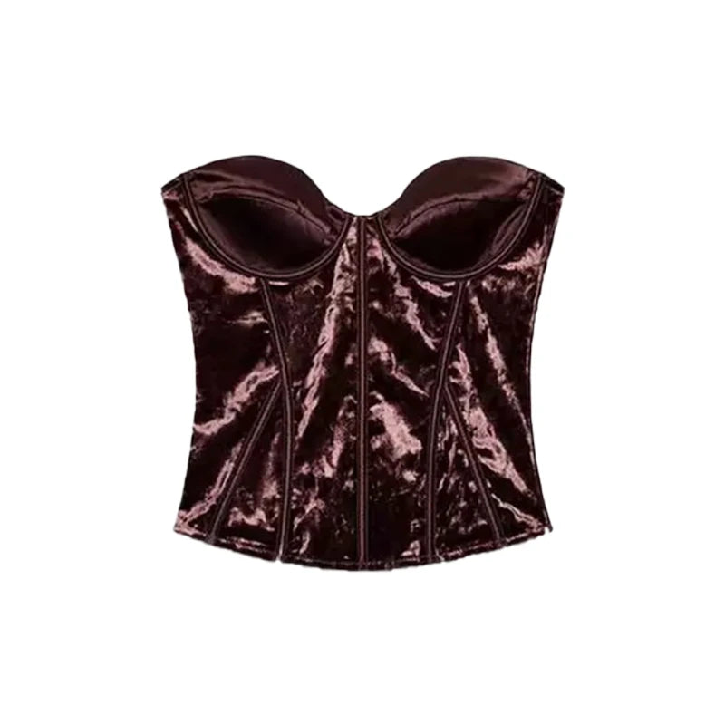 Elegant Sleeveless Backless Vest Hip Package Maxi Skirts Suit