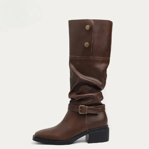 Classic Cowboy Knight Boots