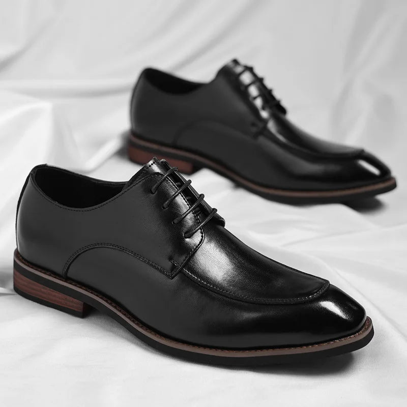 Designer Lace-Up Leather Shoes for Men
