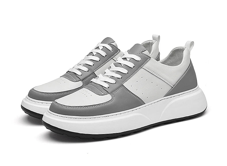 Man Sneakers Hidden Heels Elevator Shoes Breathable Heighten