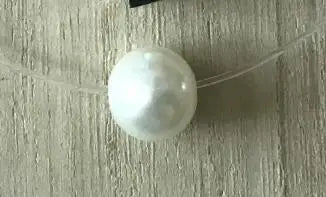 5 Colors Dazzling Zircon Necklace Invisible Transparent Fishing Line Simple Pendant Necklace Jewelry For Women Pearl Jewelry