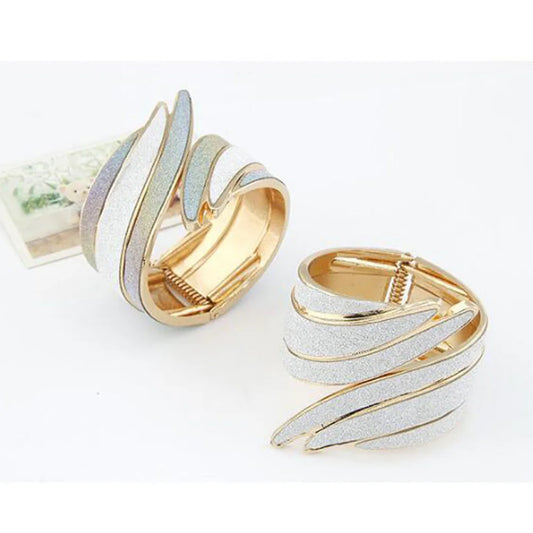 Elegant Temperament Alloy Bangle Bracelet