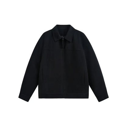 American Style Faux Suede Jacket Matte Finish