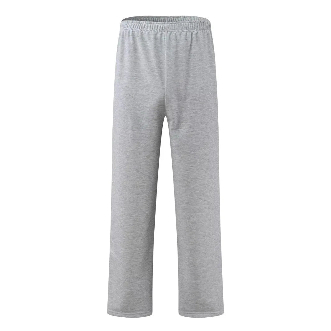 Relaxed Fit Open Hem Jogger I Grey