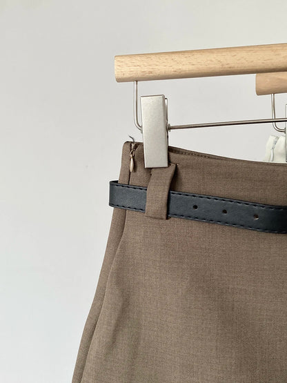 Designer-Style A-Line Skirt Pants