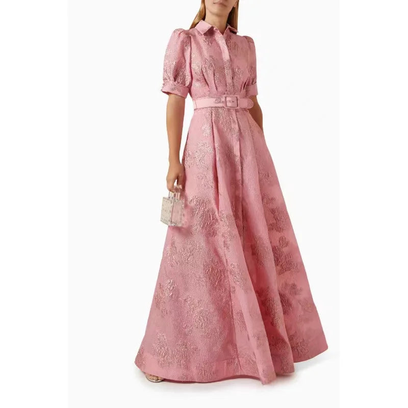 Elegant French Vintage Long Dress