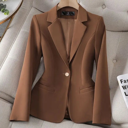 Versatile Spring Small Suit Jacket – Casual Ladies Blazer
