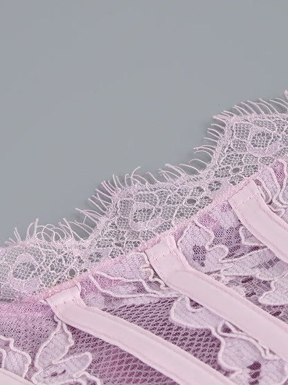 White Birthday Dress for Women – Elegant Lace Pleated Gown