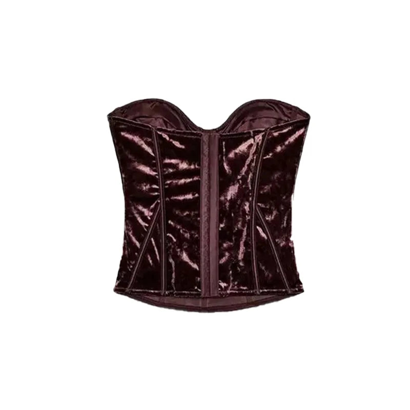 Elegant Sleeveless Backless Vest Hip Package Maxi Skirts Suit