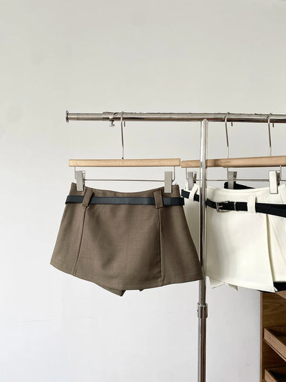 Designer-Style A-Line Skirt Pants