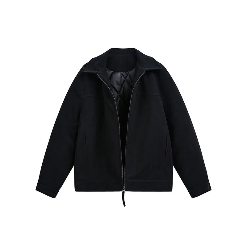 American Style Faux Suede Jacket Matte Finish