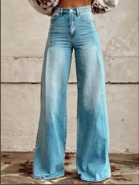 Casual Thin Fit Bell-Bottom Pants for Women