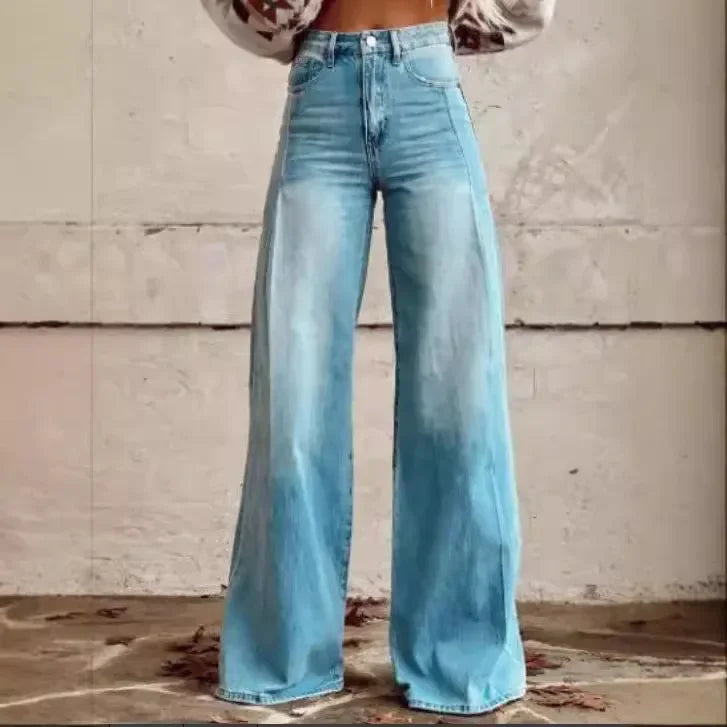 Casual Thin Fit Bell-Bottom Pants for Women