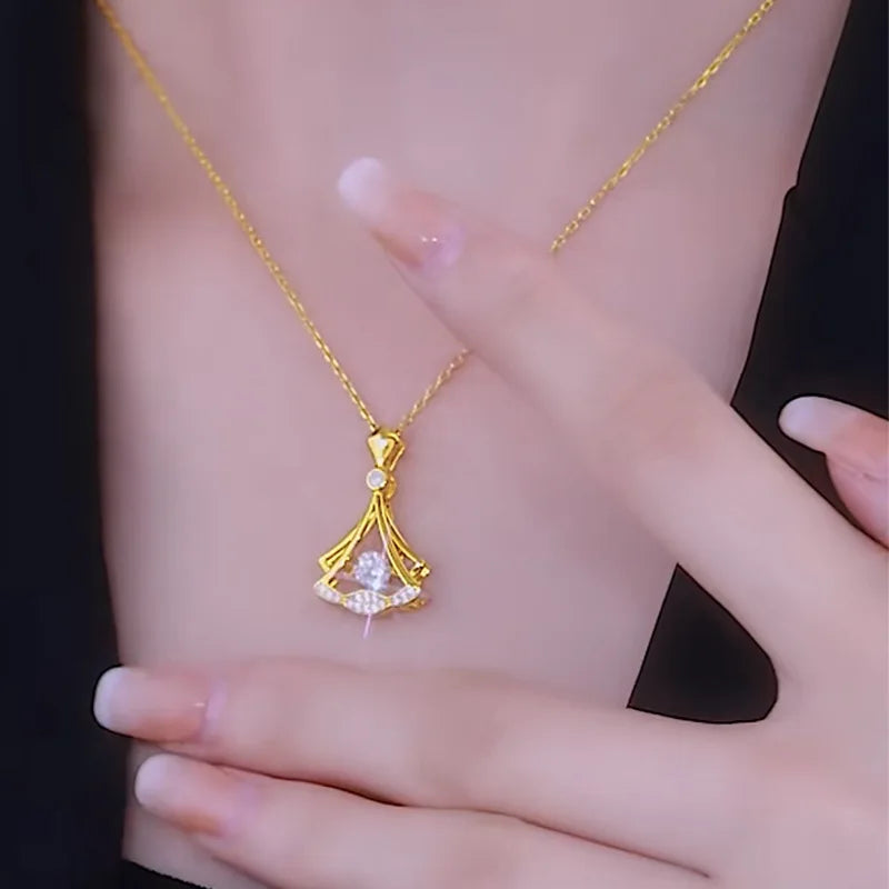 Stainless Steel Necklaces Black Exquisite Minimalist Square Pendant Choker Chains Fashion Necklace For Women Jewelry Party Gifts