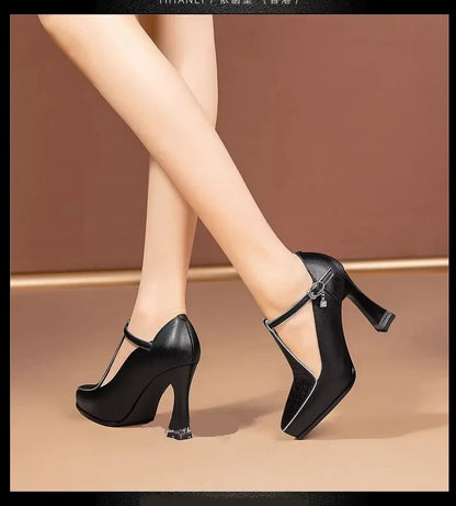 Chic Pointed Toe Platform Heels