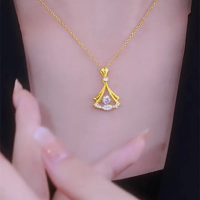 Stainless Steel Necklaces Black Exquisite Minimalist Square Pendant Choker Chains Fashion Necklace For Women Jewelry Party Gifts