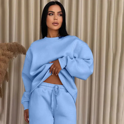 Loose Fit Women's Fashion Casual Bell Bottom Suit