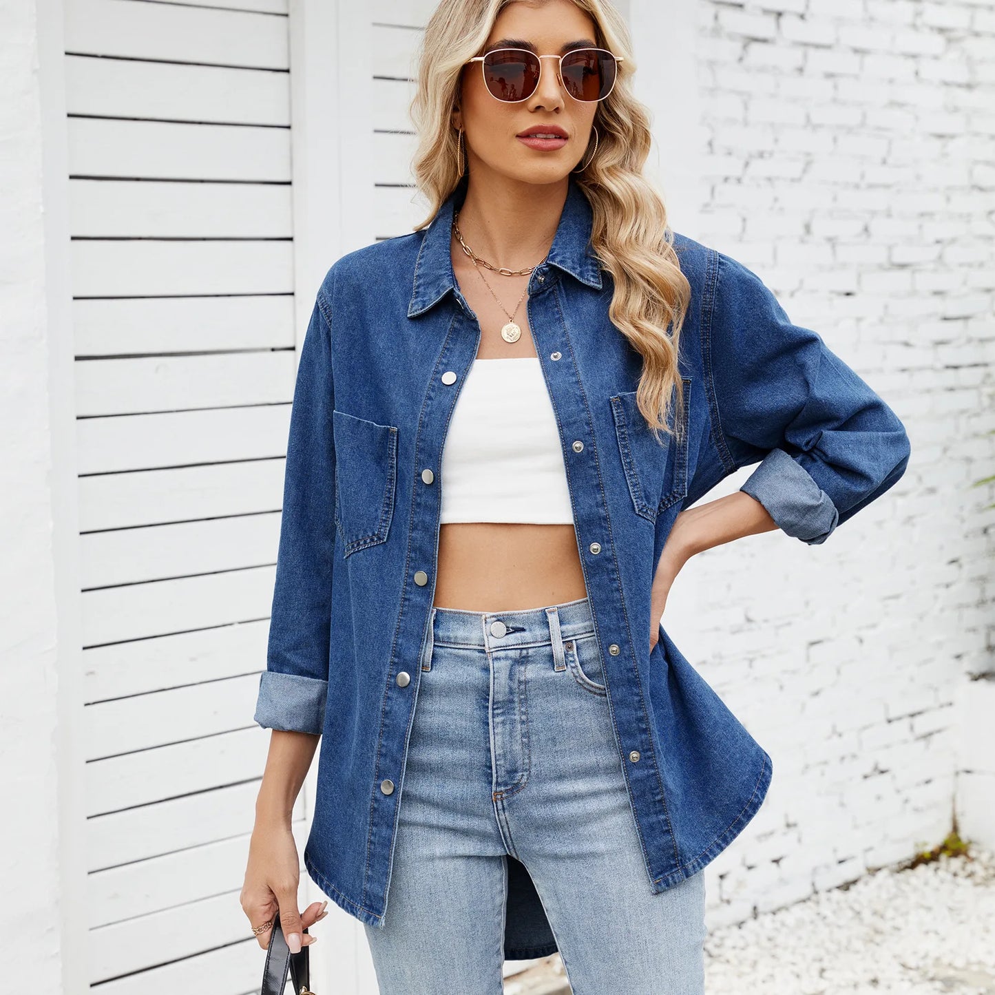 The Ava Denim Overshirt