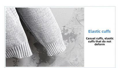 Men's Knitted Cardigan Hooded Jacket