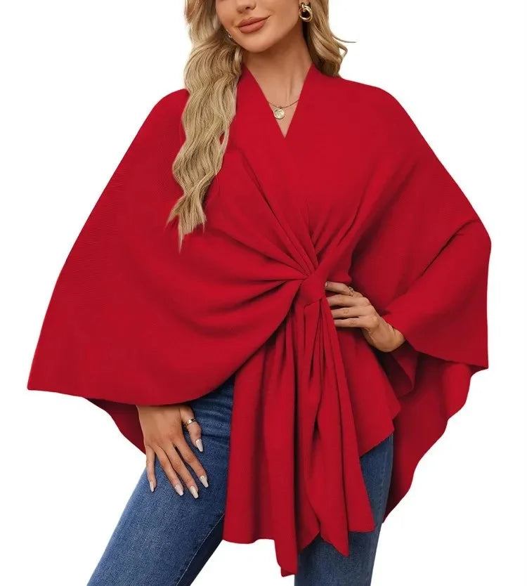 Elegant Soft One-Piece Pure Color Ladies Shawl