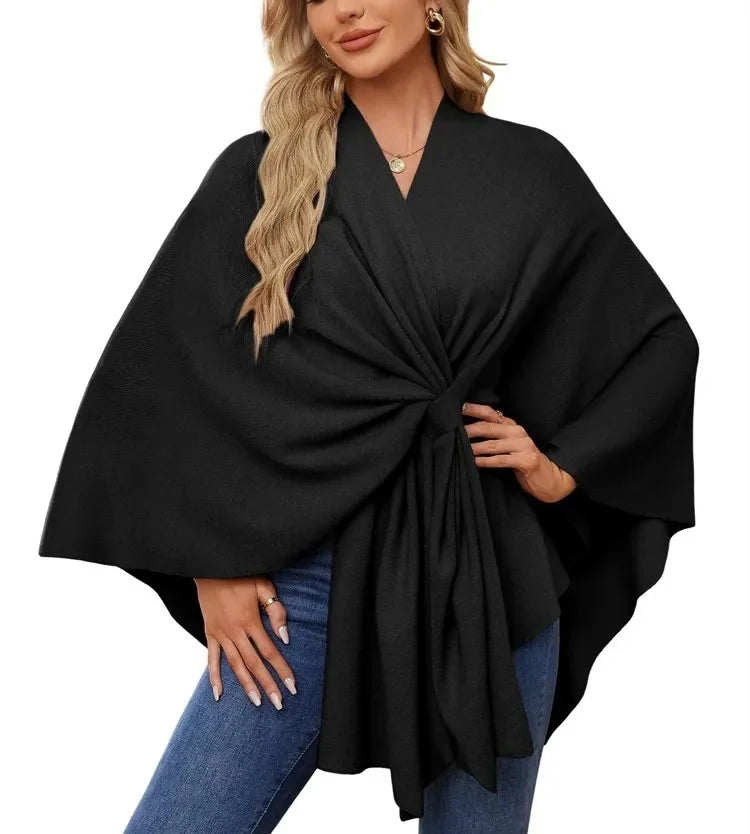 Elegant Soft One-Piece Pure Color Ladies Shawl