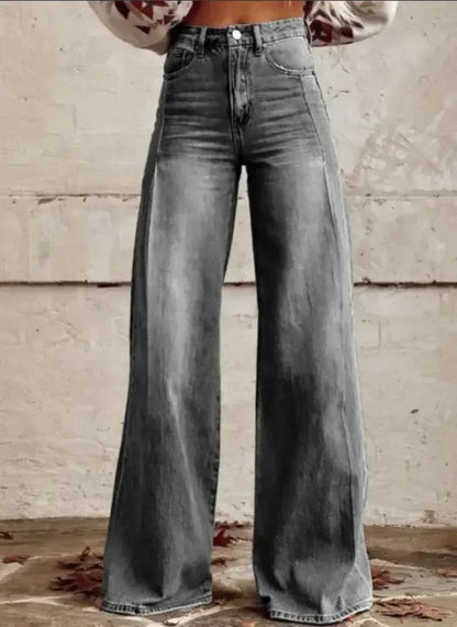 Casual Thin Fit Bell-Bottom Pants for Women
