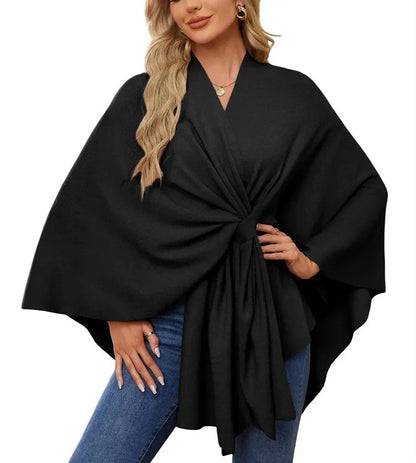Elegant Soft One-Piece Pure Color Ladies Shawl