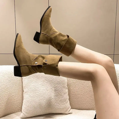 Classic Pointed-Toe Chelsea Boots