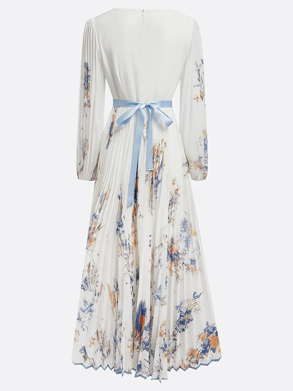 Bohemian Summer Beach Dress Sleeveless Floral Print V-Neck Flowy Maxi Dress for Women Resort Holiday Party Casual Outfit Fashion