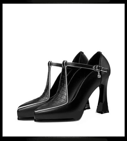 Chic Pointed Toe Platform Heels