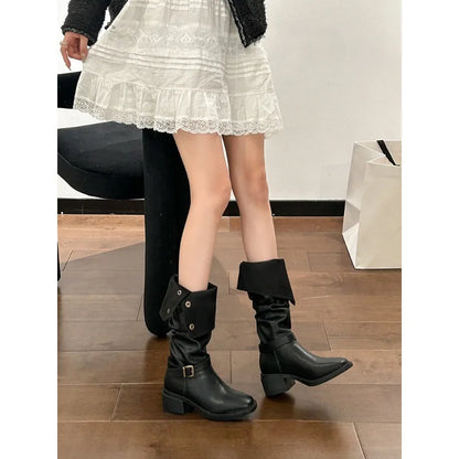 Classic Cowboy Knight Boots