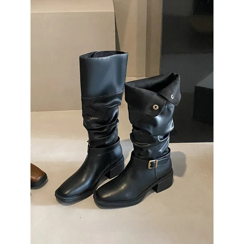 Classic Cowboy Knight Boots