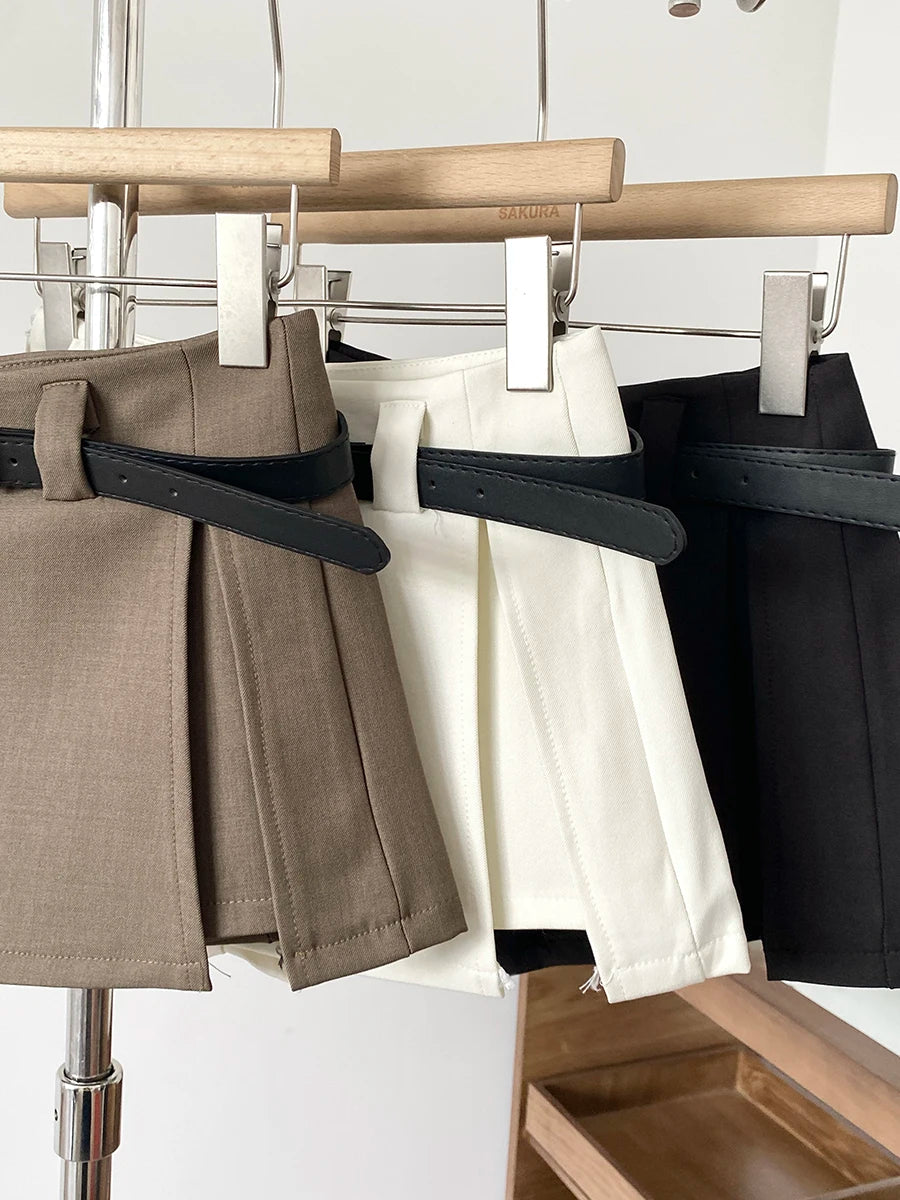 Designer-Style A-Line Skirt Pants