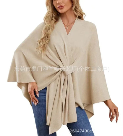 Elegant Soft One-Piece Pure Color Ladies Shawl