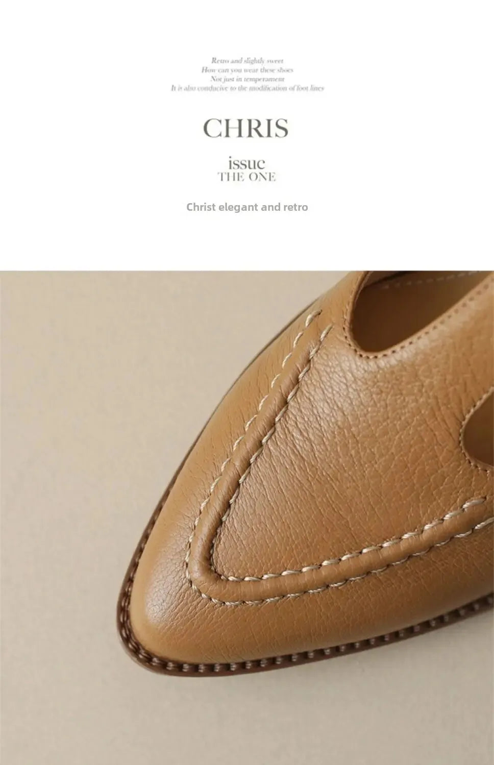 Alluring Pointed-Toe Leather Sandals