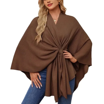 Elegant Soft One-Piece Pure Color Ladies Shawl