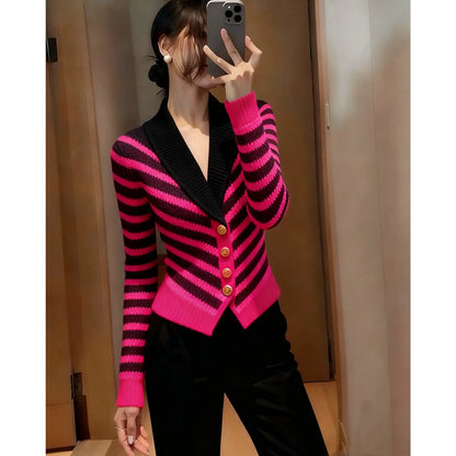 Refined Stripe Knit – premium and polished