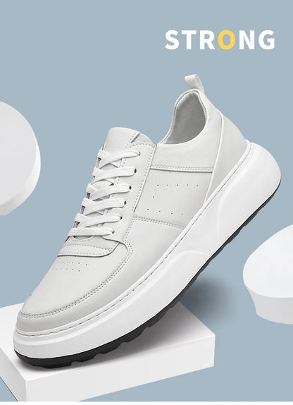 Man Sneakers Hidden Heels Elevator Shoes Breathable Heighten