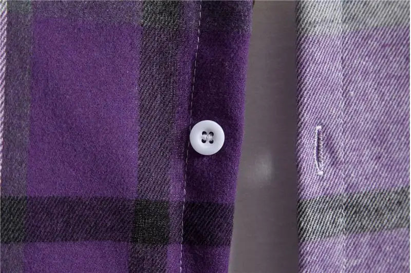 Men's Plaid Long Sleve hooded-shirt