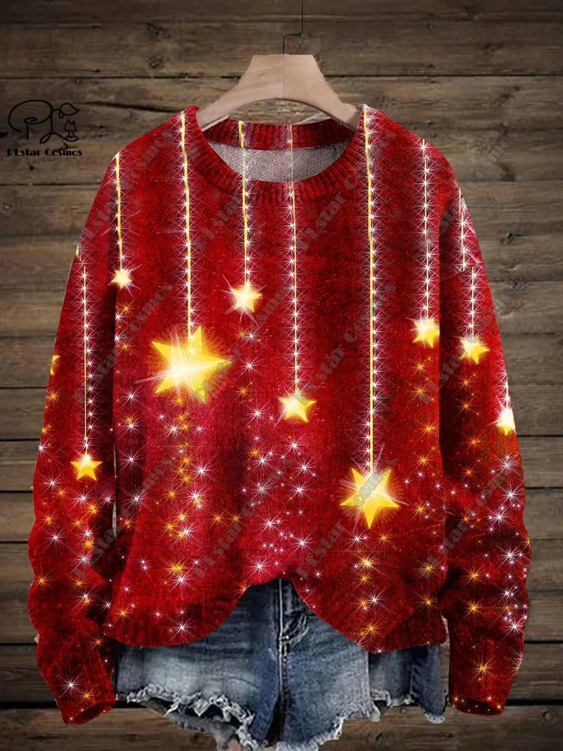 Santa & Snowflake Christmas Sweater