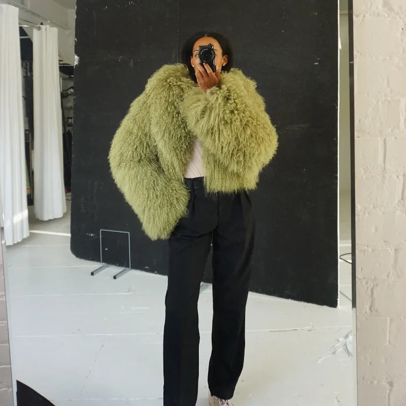 BELLA| SHEEP FUR JACKET