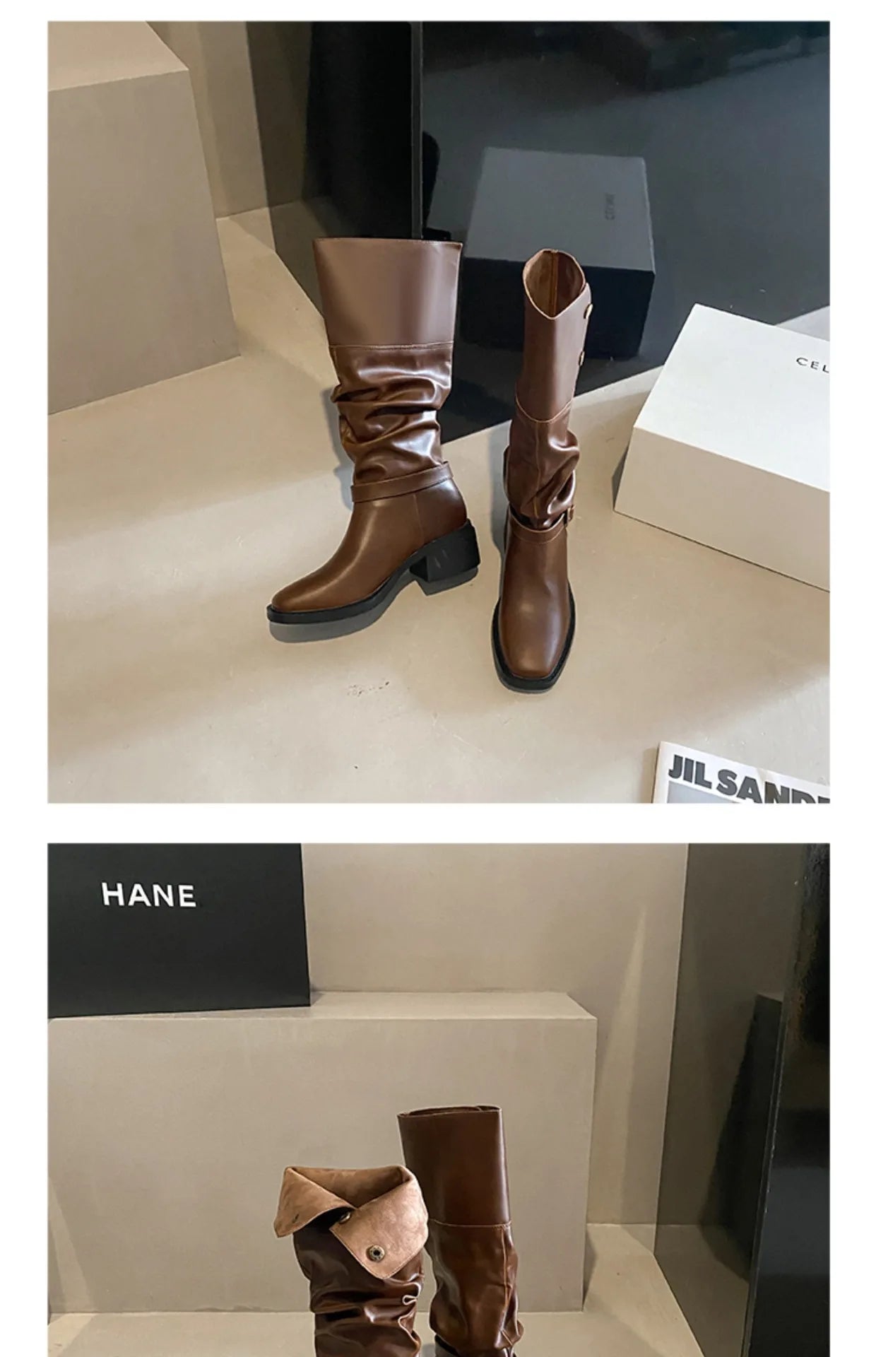 Classic Cowboy Knight Boots