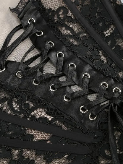 White Birthday Dress for Women – Elegant Lace Pleated Gown