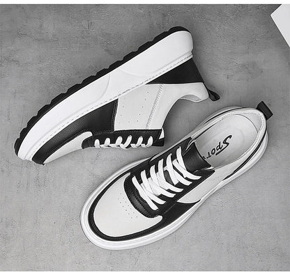 Man Sneakers Hidden Heels Elevator Shoes Breathable Heighten