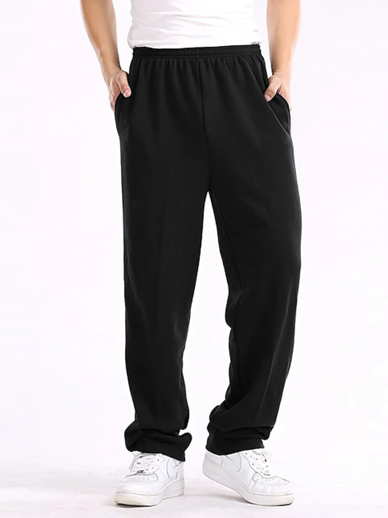 Relaxed Fit Open Hem Jogger I Grey