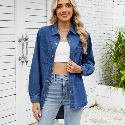 The Ava Denim Overshirt