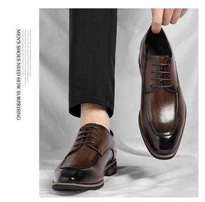 Designer Lace-Up Leather Shoes for Men