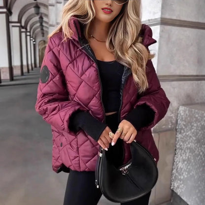 Aurora Quilted Hooded Jacket