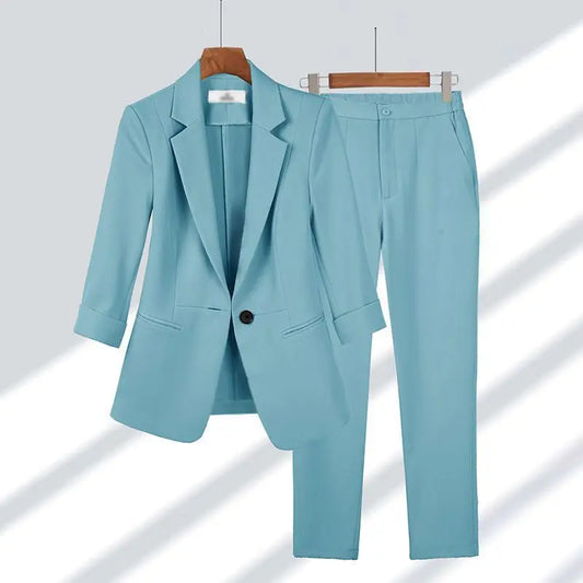 Women’s Two-Piece Slim Suit – Spring/Summer