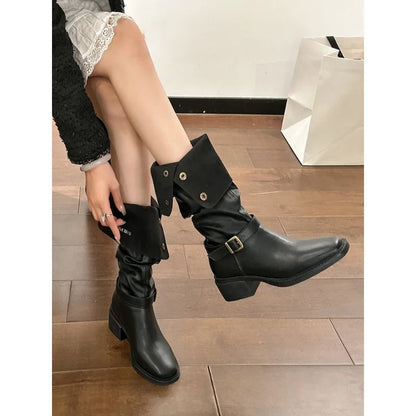 Classic Cowboy Knight Boots